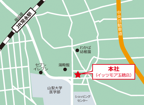 いちやまマート玉穂店地図